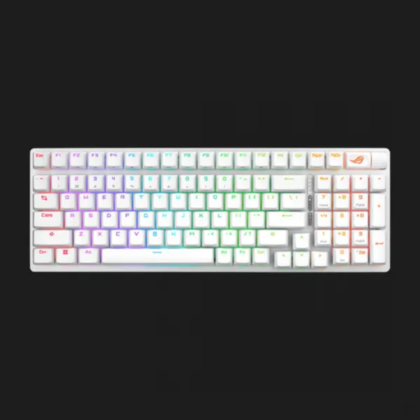 Клавіатура ASUS ROG Strix Scope II 96 Wireless NX Snow EN PBT (White) (UA)
