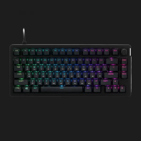 Клавіатура HyperX Alloy Rise 75 PBT HX Red USB (Black) (EU)
