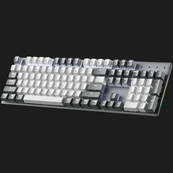 Клавіатура GamePro Genesis Metallic 100% Red switches (Gray) (UA)