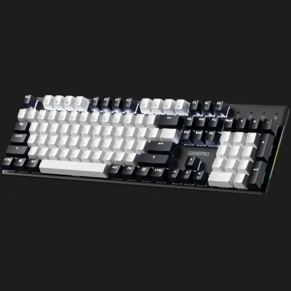 Клавіатура GamePro Genesis Metallic 100% Red switches (Black) (UA)