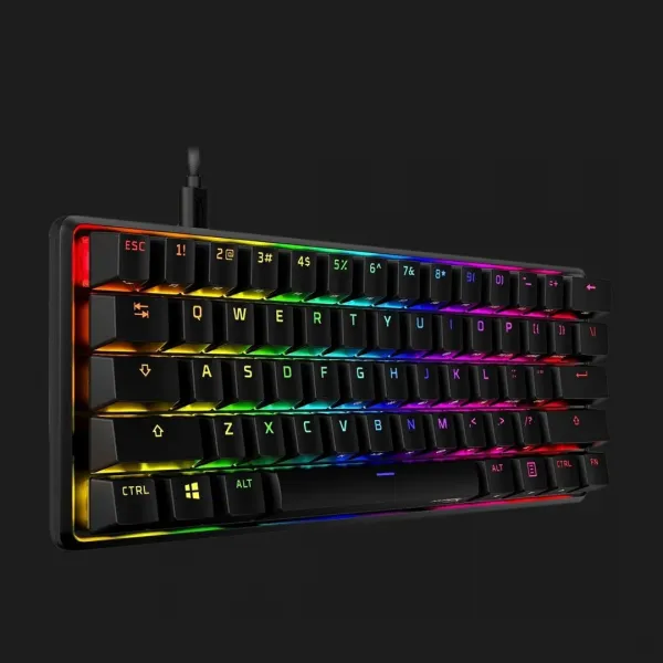 Клавіатура HyperX Alloy Origins 60 (HX red linear) (Black)