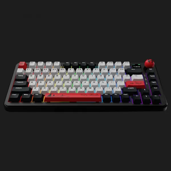 Клавіатура ігрова Ajazz AK820 MAX Avocado Switch (Black) (AK820MAX-AS-BG) (UA)