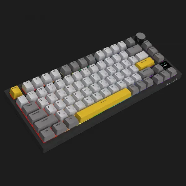 Клавіатура ігрова Ajazz AK820 PRO Flying Fish Switches (Black) (AK820PRO-FF-BGY) (UA)