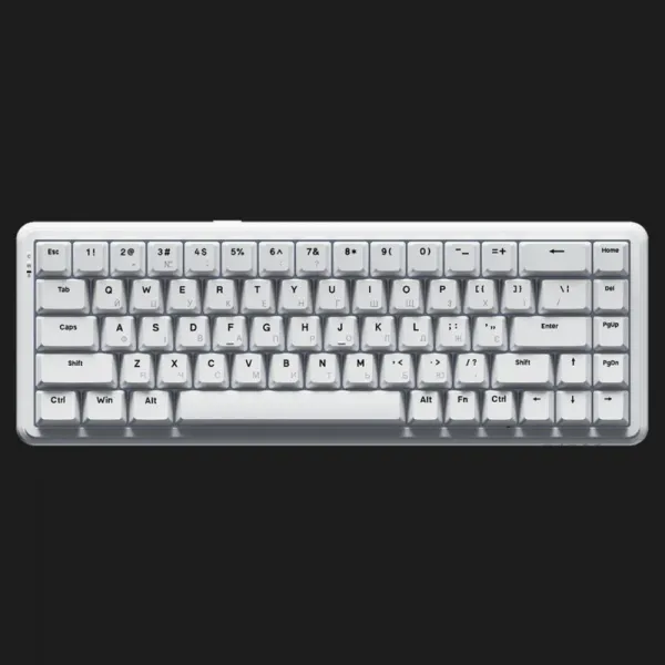 Клавіатура ігрова Ajazz AK680 MAX (White) (AK680-WM-W-A) (UA)