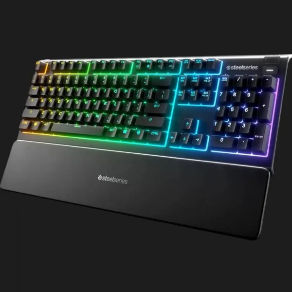 Клавіатура SteelSeries Apex 3 UA Whisper keys RGB (64795) (UA)