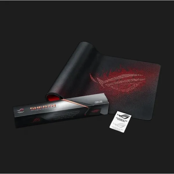 Ігрова поверхня ASUS ROG Sheath, Black Box, XXL (90MP00K1-B0UC00)  (Black/Red) (UA)