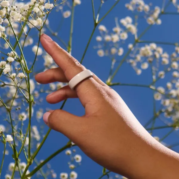 Смарт-кільце Oura Ring 4 Ceramic Cloud Size 12