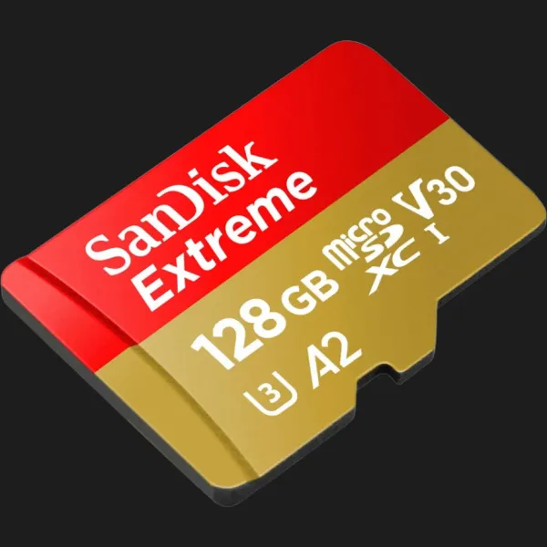 Карта пам'яті SanDisk microSDXC Extreme For Action Cams and Drones A2 128Gb