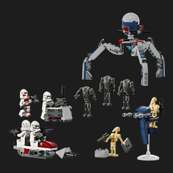 Конструктор LEGO Star Wars Клони-піхотинці й Бойовий дроїд. Бойовий набір (75372)