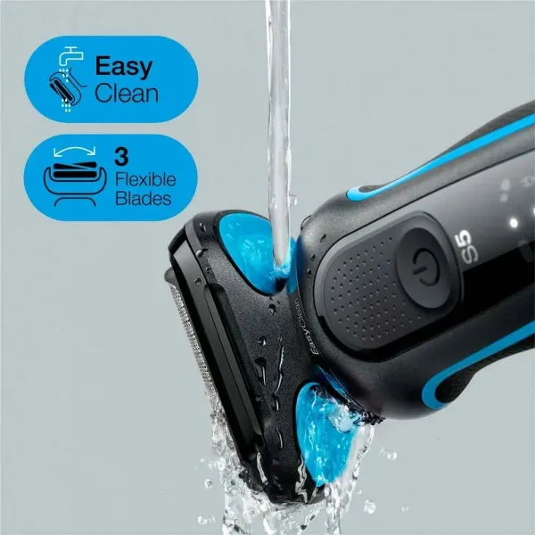 Електрична бритва BRAUN Series 5 Wet&Dry (51-B1000s) (Black/Blue)