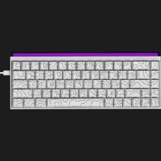 Клавіатура Ajazz NK68 Red switches Side Contour (White) (UA)