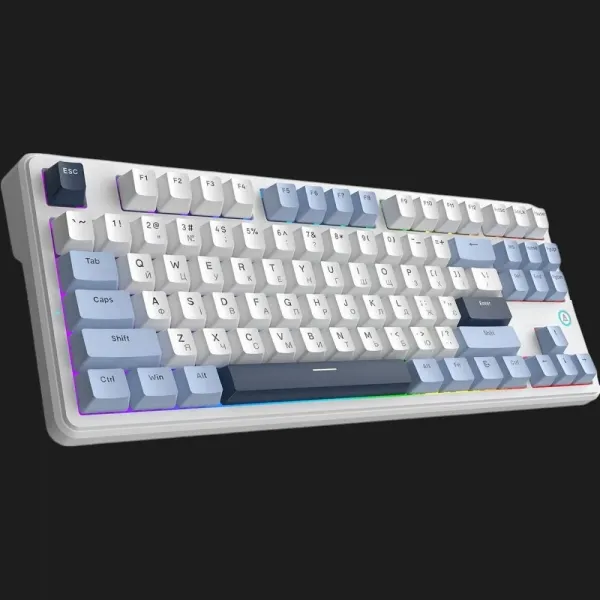 Клавіатура Ajazz AK870 V2 Flying Fish Switches (White) (UA)