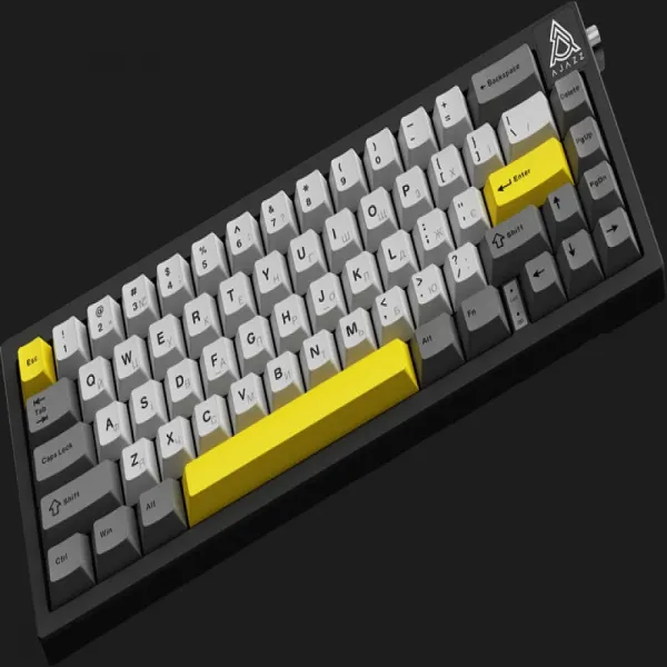 Клавіатура Ajazz AK650 Moon Yellow switches (Gray/White/Yellow) (UA)