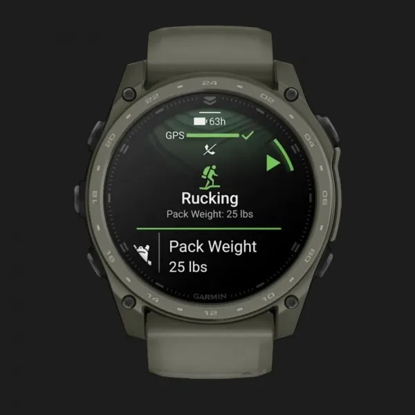 Garmin Tactix 8 51mm AMOLED Olive Drab Cerakote Coating Applied Ballistics Ultralight Solver