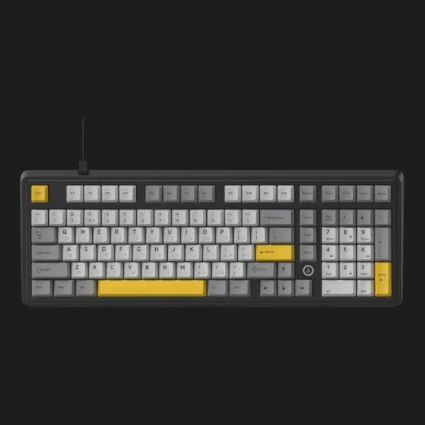 Клавіатура Ajazz AK980 MAX Magnetic Switch (Black/Gray/Yellow) (UA)