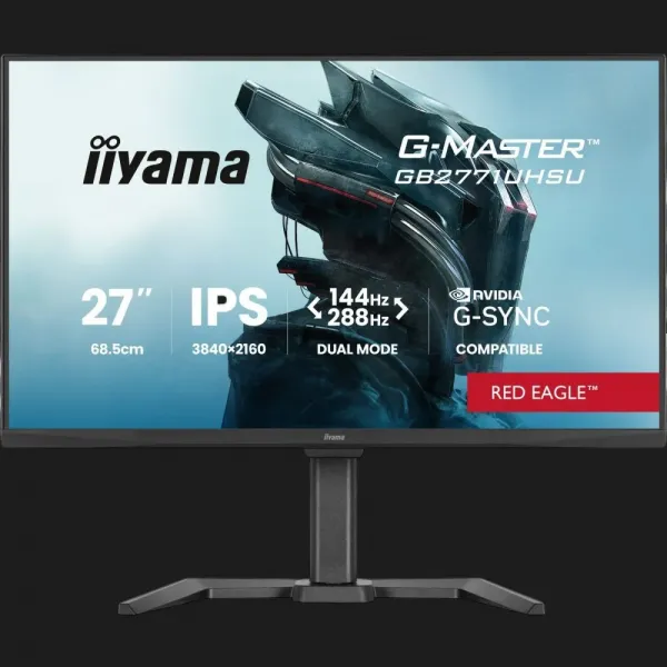 Монітор iiyama 27" IPS 144Hz GB2771UHSU-B1 (UA)