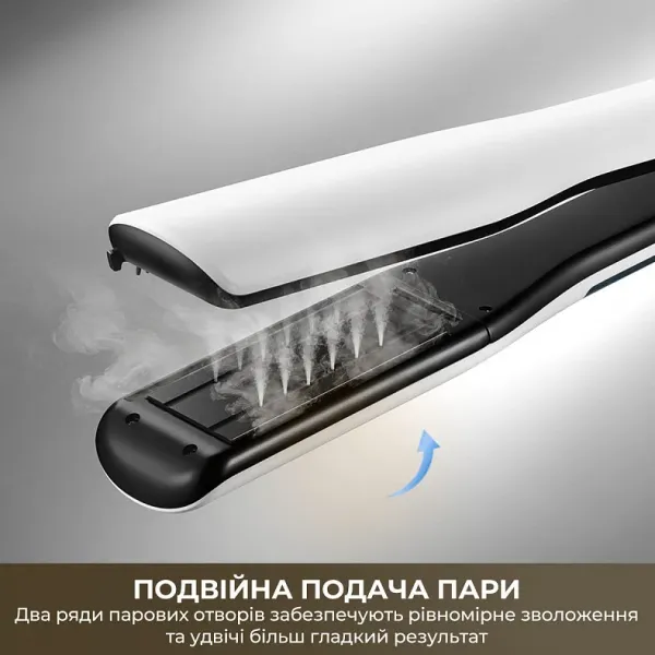 Випрямляч паровий Dreame AuraSteam Straight (White)