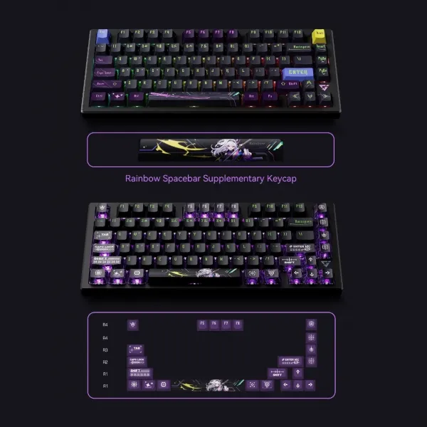 Ігрова клавіатура ATK RS7 eSports Hall Effect ENG (Black) (UA)