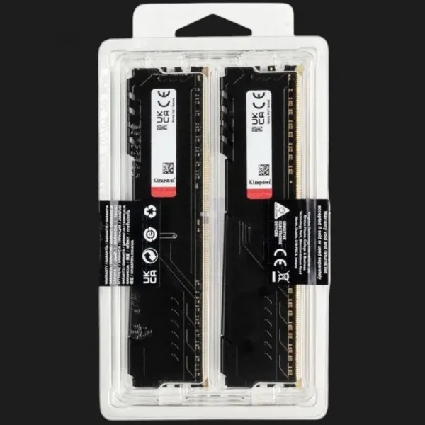 Оперативна памʼять Kingston Fury Beast DDR4 16GB 2x8GB 3200MHz (KF432C16BBK2/16WP)