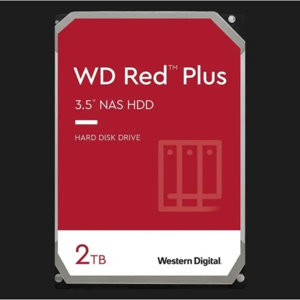Жорсткий диск Western Digital Red Plus 2TB 3.5