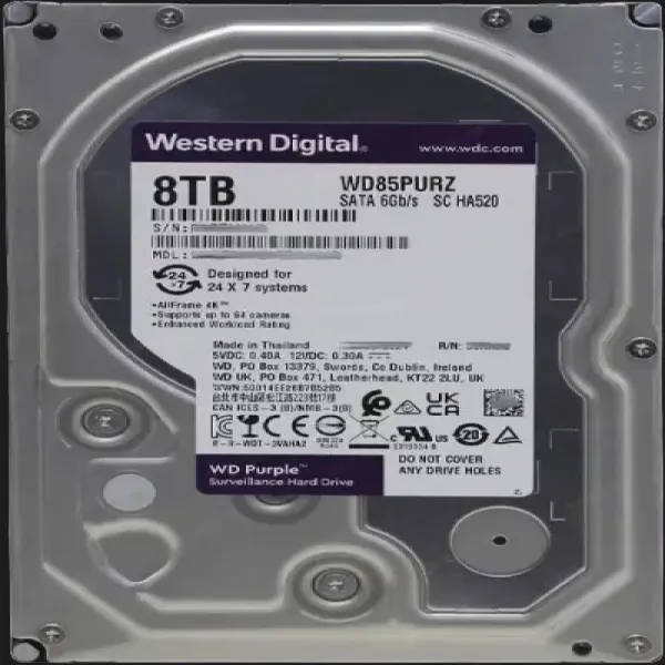 Жорсткий диск Western Digital Purple 8TB 3.5