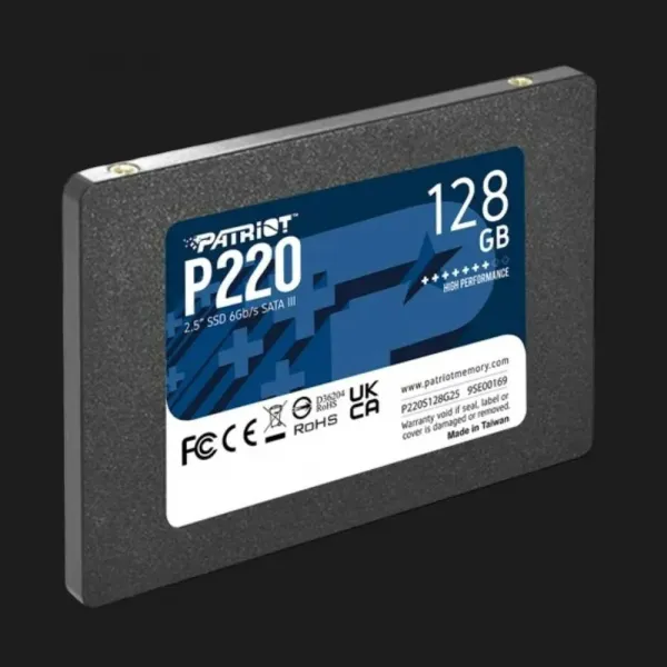 Накопичувач SSD Patriot P220 128GB SATA (P220S128G25)