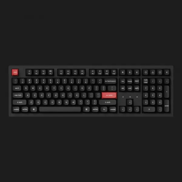 Ігрова клавіатура Keychron K10 Pro 108 Key RGB K Pro Banana (Black) (K10P-B4-UA)