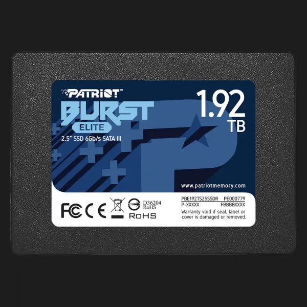 Накопичувач SSD Patriot Burst Elite 1.92TB SATA (PBE192TS25SSDR)