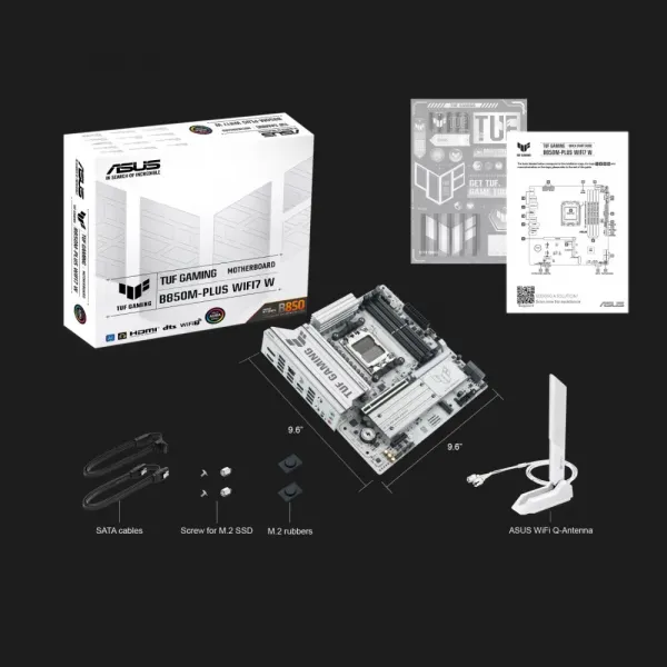 Материнська плата ASUS TUF GAMING B850M-PLUS WIFI7 W (90MB1MD0-M0EAY0)