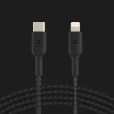 Кабель Belkin Braided USB-С to Lightning 1m (Black)