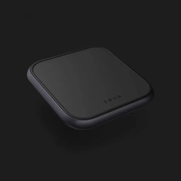 Бездротовий зарядний пристрій Zens Single Aluminium Wireless Charger 18W (Black) (ZESC14B/00)
