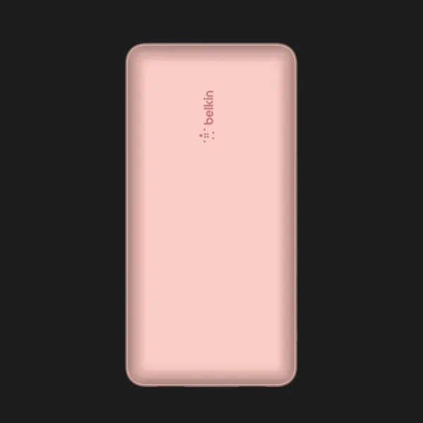 Портативний акумулятор Power Bank Belkin 20000mAh, 15W, Dual USB-A, USB-C (Rose Gold)