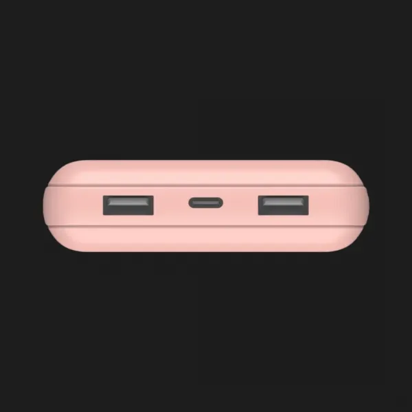 Портативний акумулятор Power Bank Belkin 20000mAh, 15W, Dual USB-A, USB-C (Rose Gold)