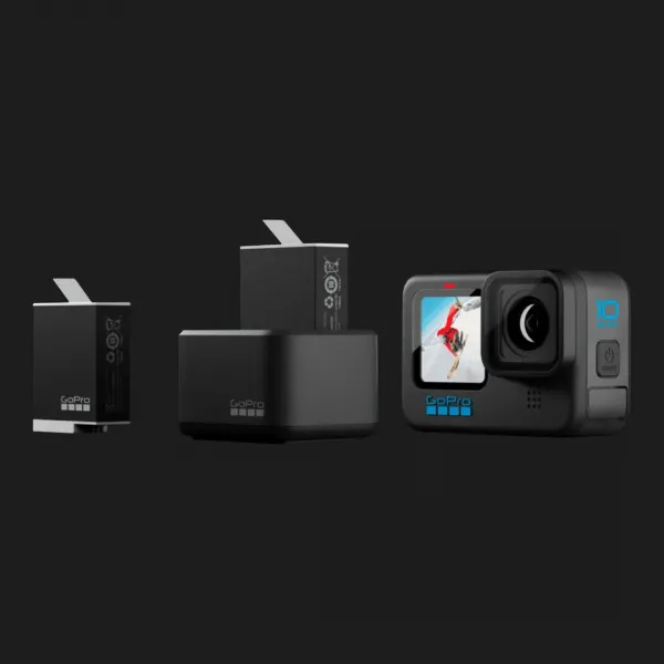Подвійний зарядний пристрій GoPro Dual Battery Charger + Акумулятор Enduro 2 шт для Hero11/10/9 (ADDBD-211-EU)