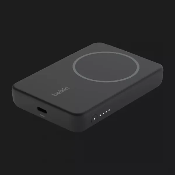 Безпровідний повербанк Power Bank Belkin MagSafe Wireless with Stand (5000mAh) (Black)