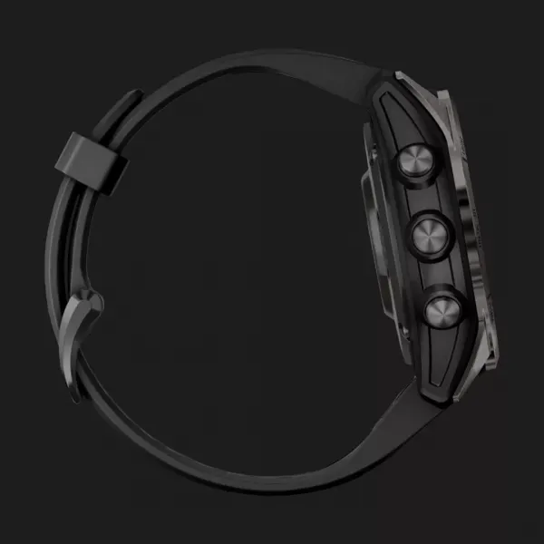 Garmin Fenix 7S Pro Sapphire Solar Carbon Gray DLC Titanium with Black Band