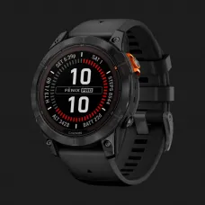 Garmin Fenix 7X Pro Solar Slate Gray with Black Band
