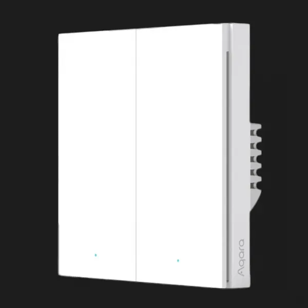 Розумний вимикач Aqara Smart Wall Switch H1 (no neutral, double rocker)