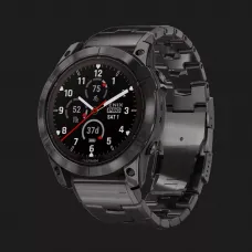 Garmin Fenix 7X Pro Sapphire Solar Carbon Gray DLC Titanium with Titanium Band