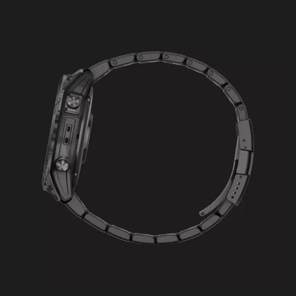 Garmin Fenix 7X Pro Sapphire Solar Carbon Gray DLC Titanium with Titanium Band