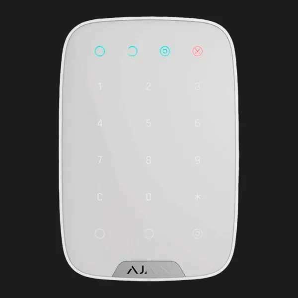 Бездротова сенсорна клавіатура Ajax KeyPad (White)