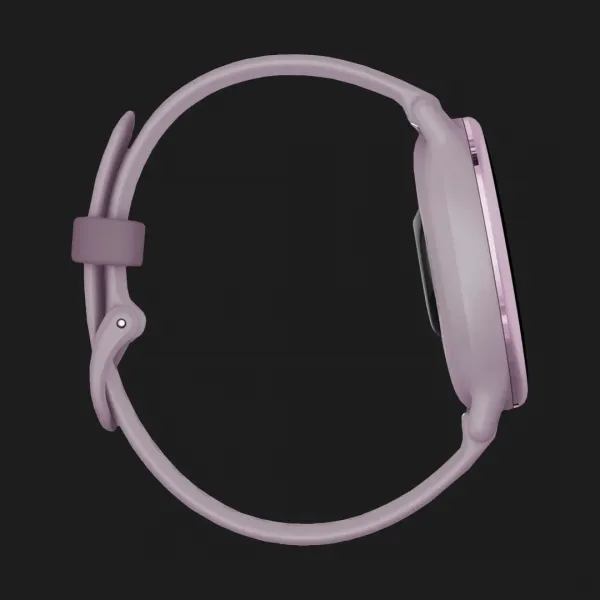 Garmin Vivoactive 5 Metallic Orchid Aluminum Bezel with Orchid Case and Silicone Band