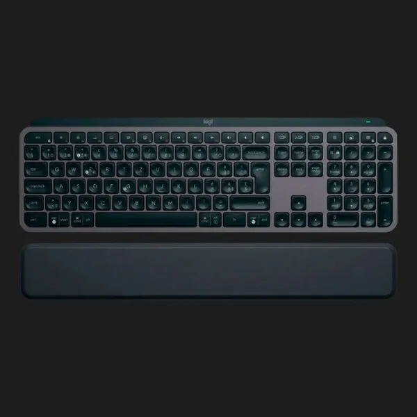 Клавіатура бездротова Logitech MX Keys S Plus (Palm Rest Graphite) (UA)