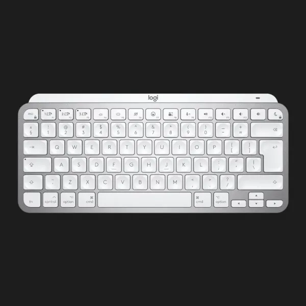 Клавіатура бездротова Logitech MX Keys Mini For Mac Minimalist Wireless Illuminated (Pale Gray) (UA)