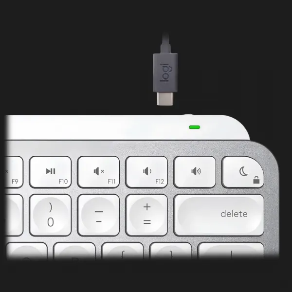 Клавіатура бездротова Logitech MX Keys Mini Wireless Illuminated UA (Pale Gray) (UA)