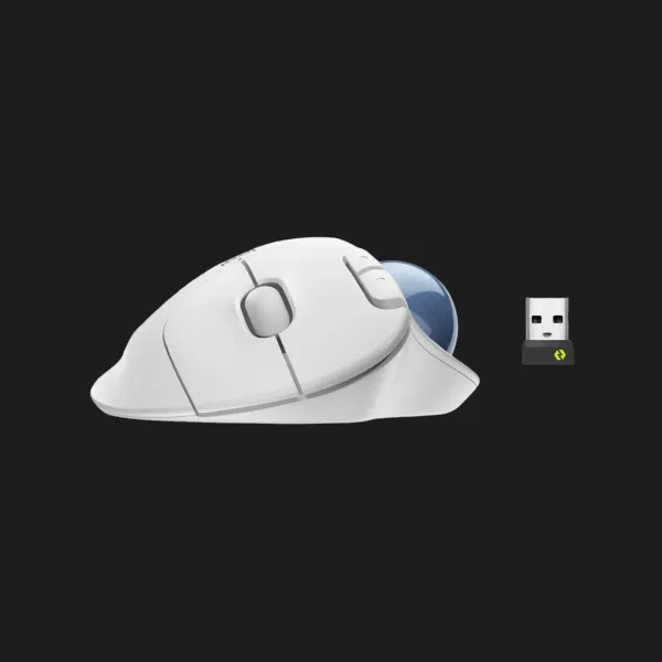 Миша бездротова Logitech Trackball Ergo M575 For Business Off White (UA)