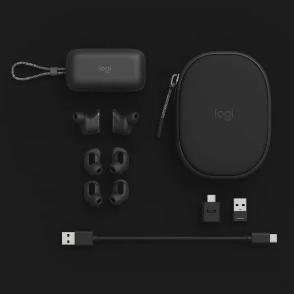 Навушники Logitech Zone True Wireless (Graphite) (UA)