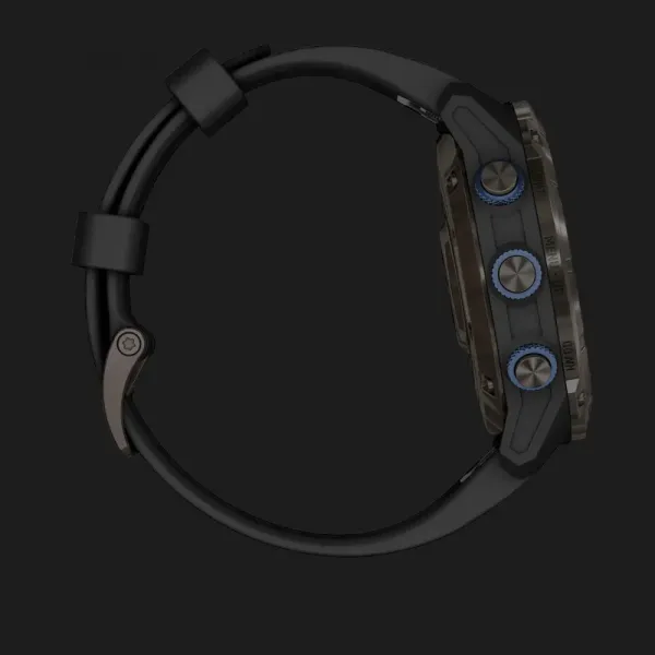 Garmin Descent Mk3i 51mm Carbon Gray DLC Titanium with Black Silicone Band