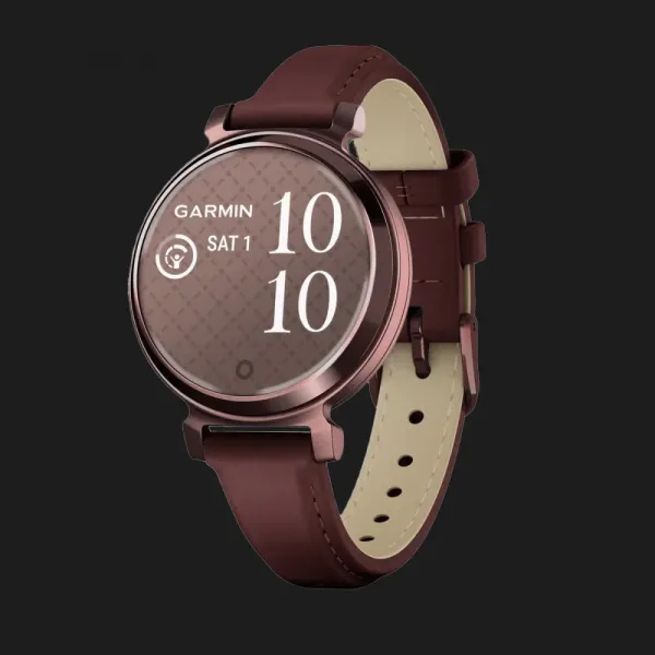 Garmin Lily 2 Classic Dark Bronze with Mulberry Leather Band