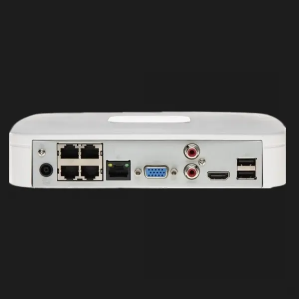 Відеореєстратор Dahua DHI-NVR2104-P-I2 (4 канали) (White)